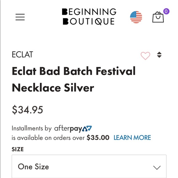 SOLD✨New Eclat Bad Batch Festival Necklace Silver - Picture 6 of 6